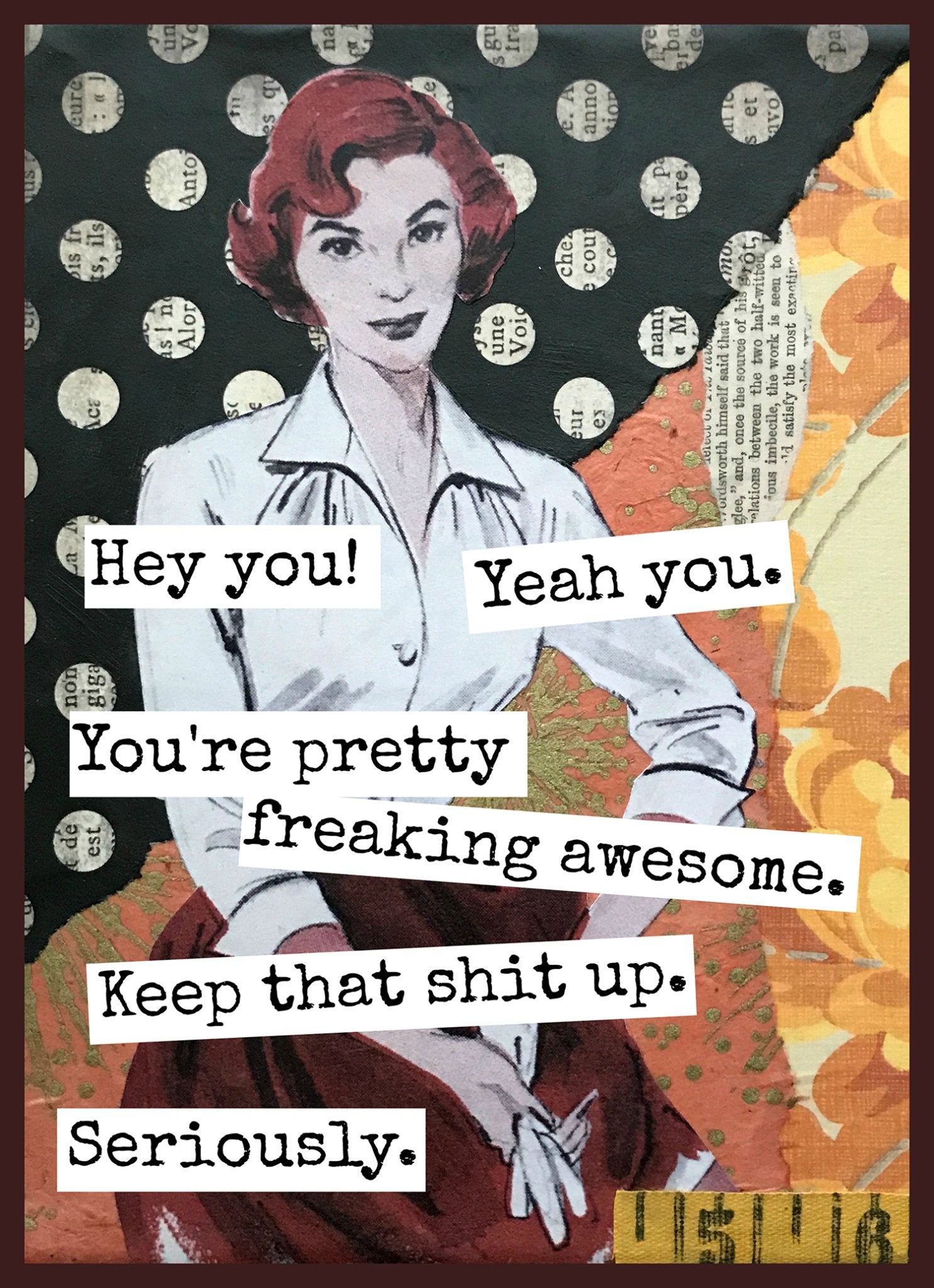 Greeting Card. You're Pretty Freaking Awesome. - My Filosophy