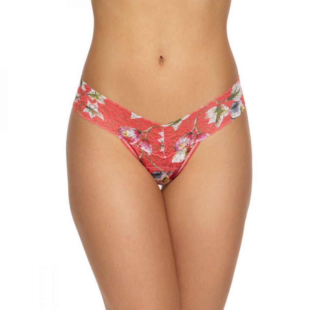 Hanky Panky Coral Floral Thong - My Filosophy