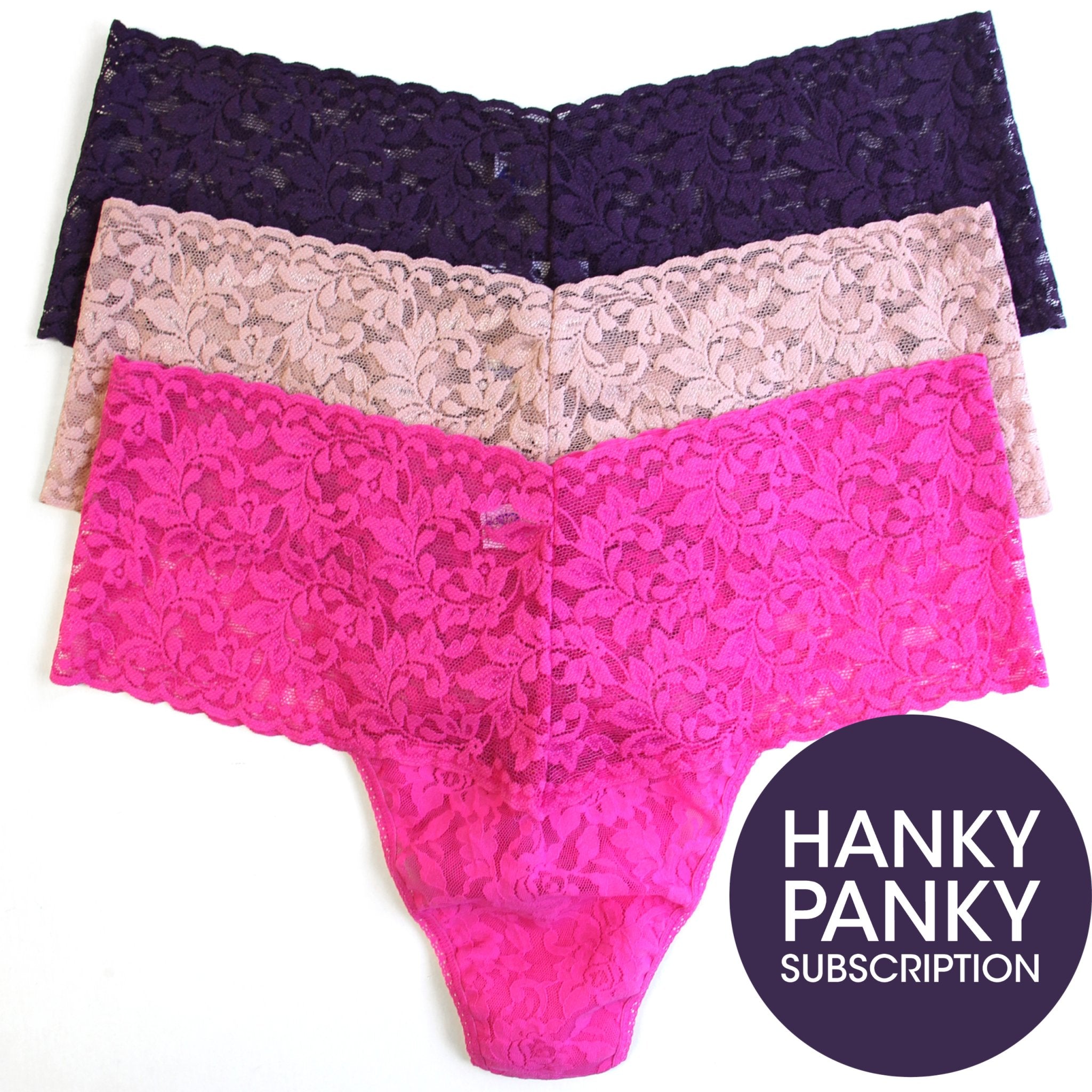 Hanky Panky for a Year: Retro Thong Subscription Service - My Filosophy