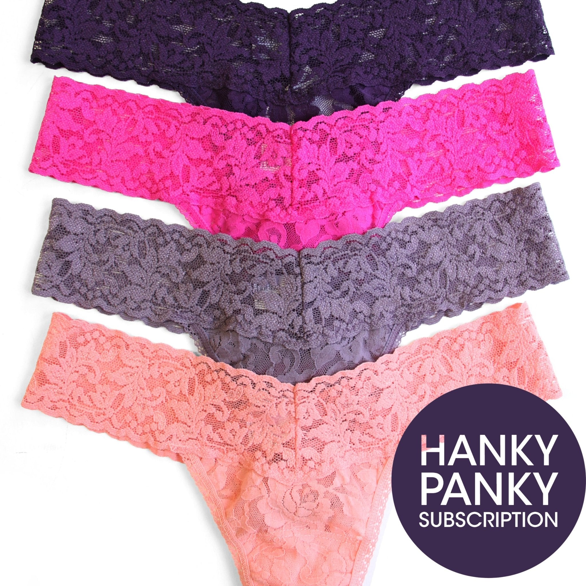 Hanky Panky for a Year: Thong Subscription Service - My Filosophy