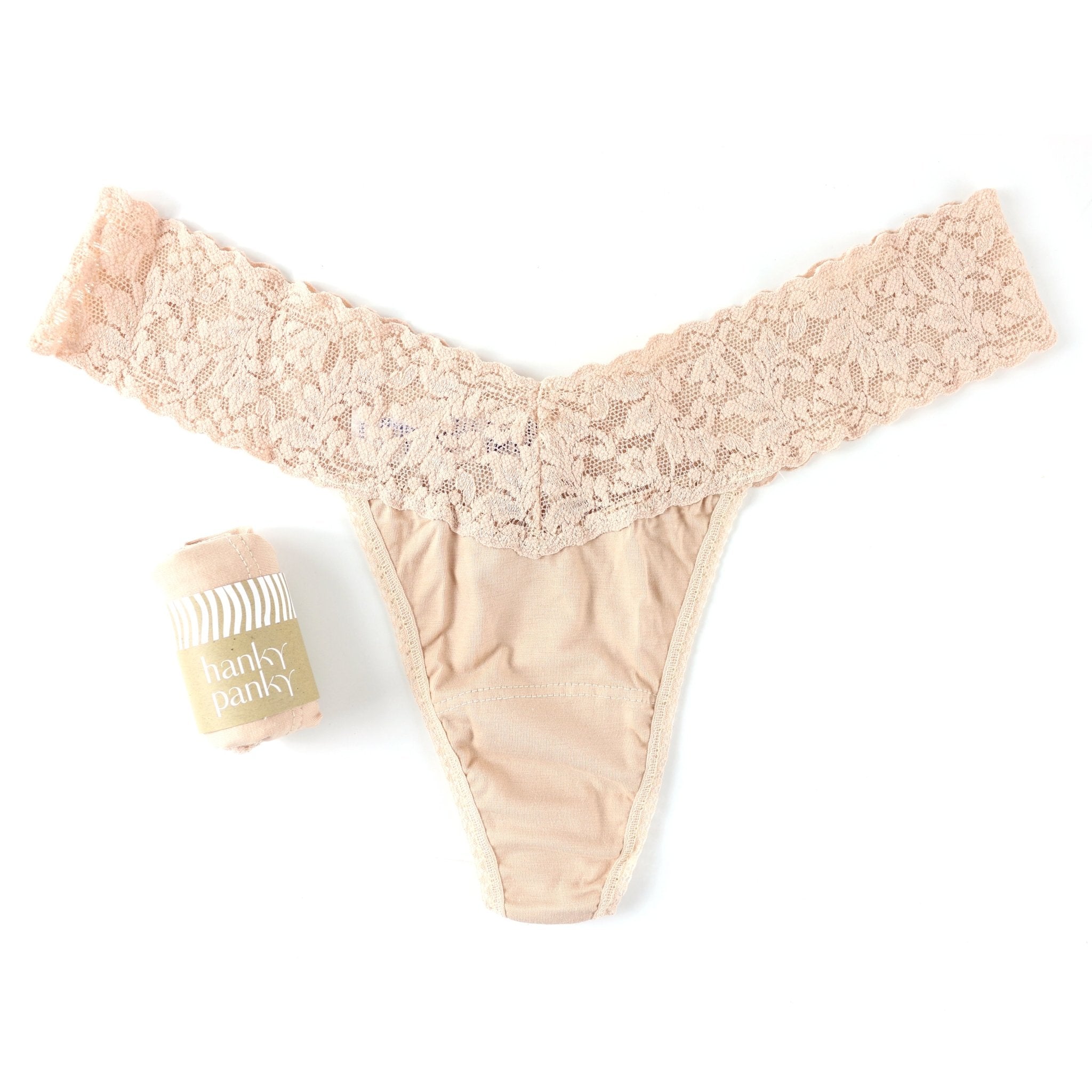 Hanky Panky Supima Cotton Low Rise Thong - My Filosophy