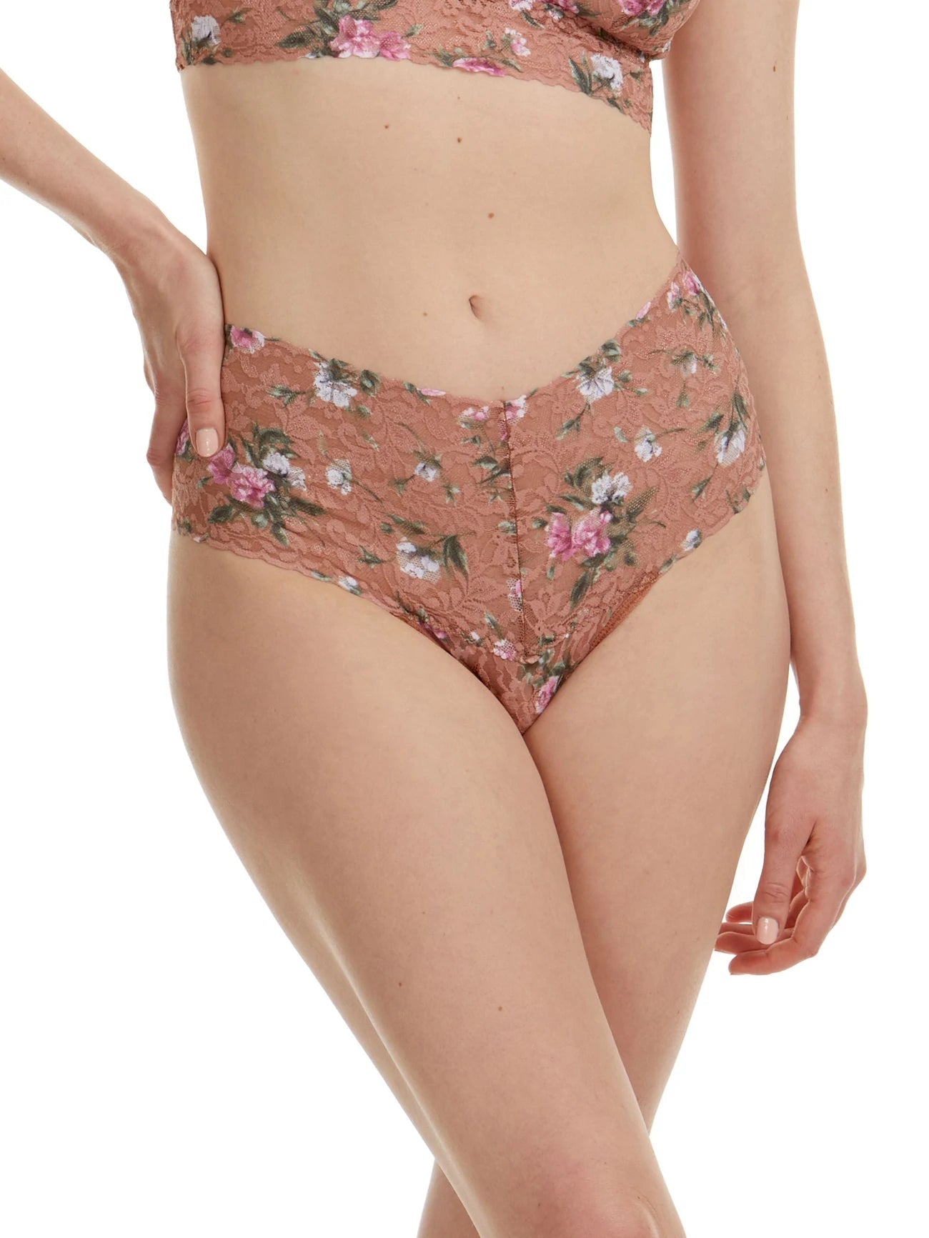 Hanky Panky Terracotta Rose Retro V-kini - My Filosophy