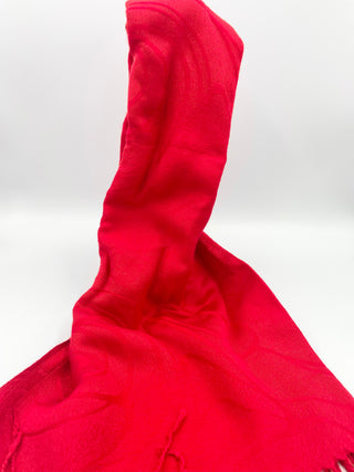 Buy 015-red-red BZT reversible Swirl Pattern pashmina TW