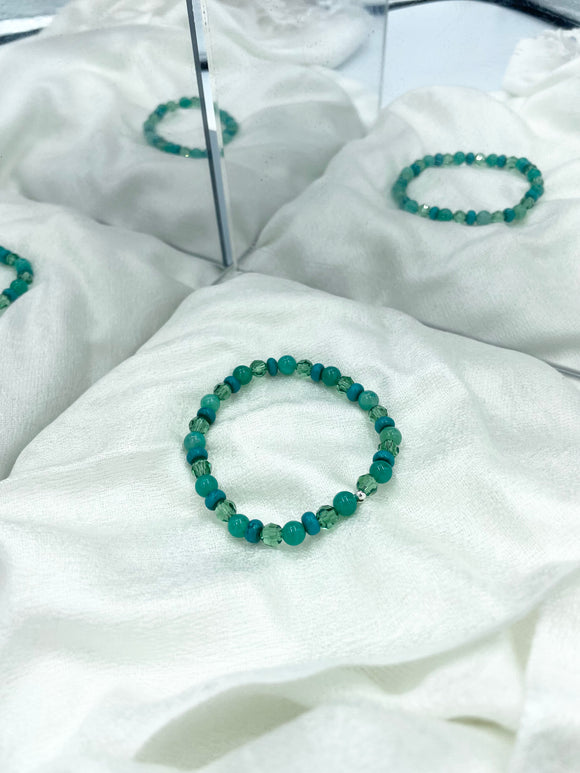 Joanna Bisley B3793 Swarovski Crystal Amazonite Turquoise