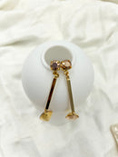 Joanna Bisley Rose gold Austrian Crystal with Gold Bar-4