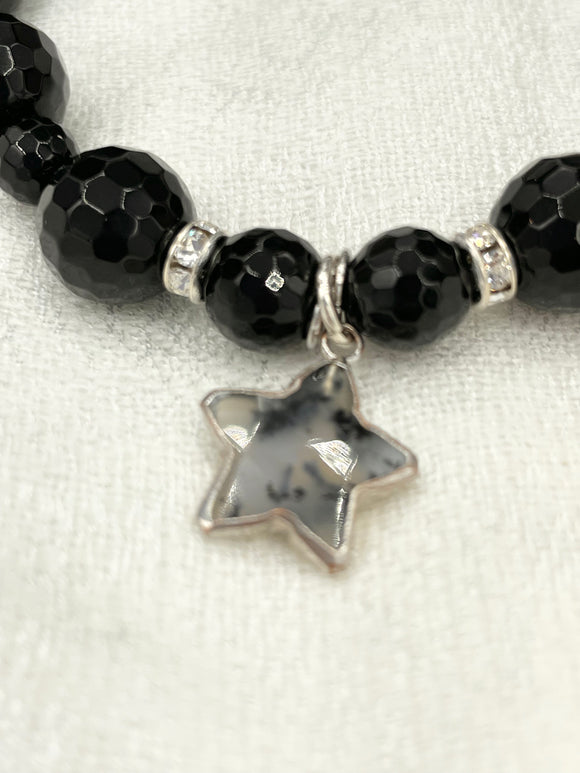 Joanna Bisley Black Onyx Moonstone B3777