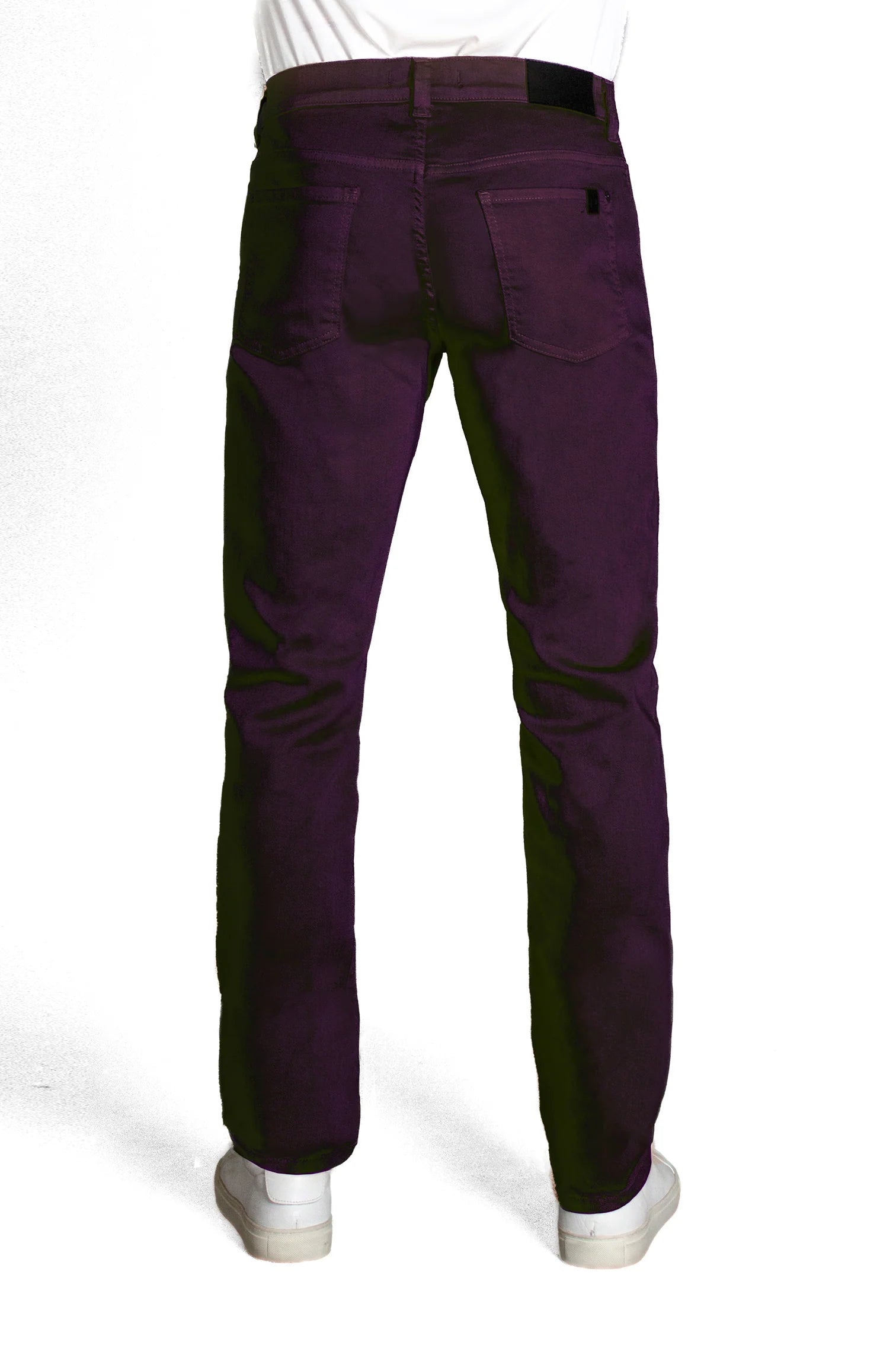 Fidelity Jimmy Slim Straight Mens Denim in Fall Berry