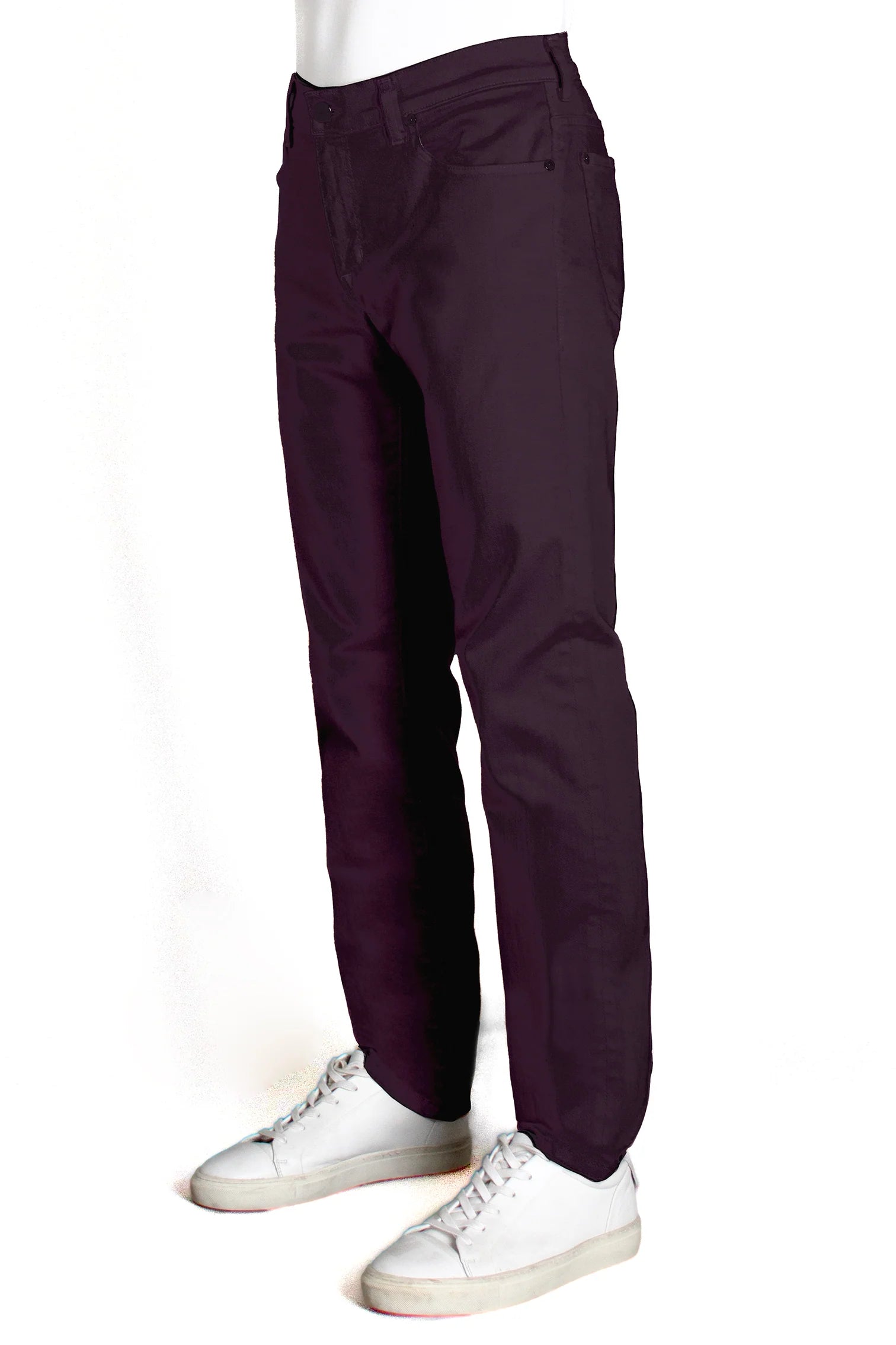 Fidelity Jimmy Slim Straight Mens Denim in Fall Berry