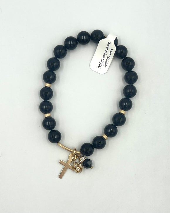 Joanna Bisley 14kt Goldfill Swarovski Crystal Bracelet - My Filosophy