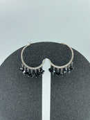 Joanna Bisley Austrian Crystal Sterling silver large hoops - My Filosophy