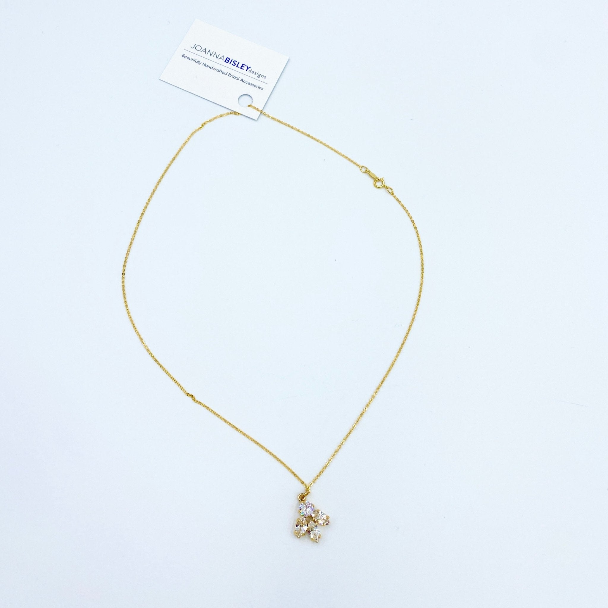 Joanna Bisley CLAUDIA Swarovski Crystal 14Kt Goldfill Necklace - My Filosophy