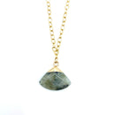 Joanna Bisley Labradorite Large 14kt Goldfill Chain 18 inch necklace - My Filosophy