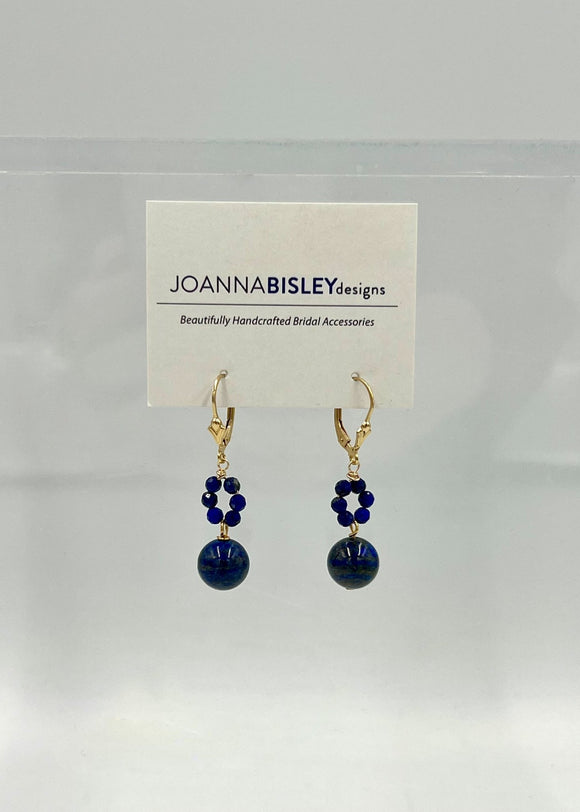 Joanna Bisley Lapis Lazuli 14kt Goldfill Earrings - My Filosophy