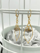 Joanna Bisley Leaf Motif Labradorite earrings - My Filosophy