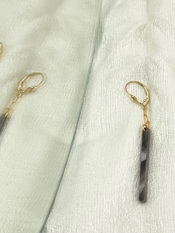 Joanna Bisley Mink grey earrings E3789mi - My Filosophy