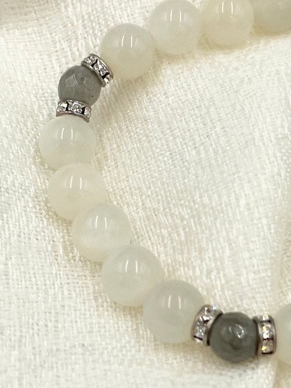 Joanna Bisley Moonstone Crystal Labradorite earrings - My Filosophy