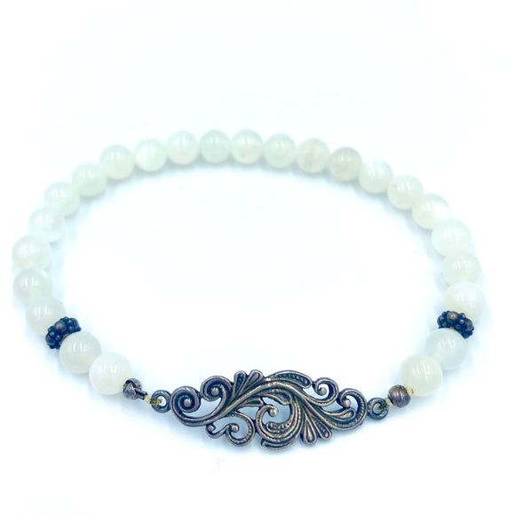 Joanna Bisley Moonstone Sterling Silver Bracelet B2277gr - My Filosophy