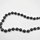 Joanna Bisley Mystic Jet Pearl & Silk Knotted Necklace - My Filosophy