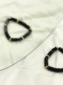 Joanna Bisley Onyx Saucer Beaded Bracelet B3819 - My Filosophy