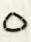 Joanna Bisley Onyx Saucer Beaded Bracelet B3819 - My Filosophy