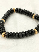 Joanna Bisley Onyx Saucer Beaded Bracelet B3819 - My Filosophy