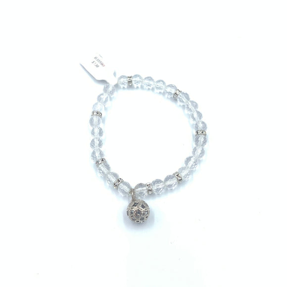 Joanna Bisley Rock Crystal, Swarovski Crystal, with Bali Ball Bracelet - My Filosophy