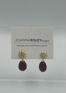 Joanna Bisley Ruby Oval Earrings - My Filosophy