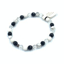 Joanna Bisley Swarovski Crystal Sterling Silver, and Howlite Bracelet B3295ho - My Filosophy