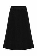 Iris Setlakwe Rib Knit Midi Skirt-3
