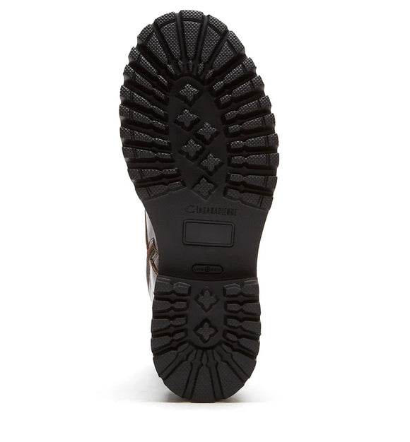 La Canadienne Knowledge Crushed Lace Up Boots