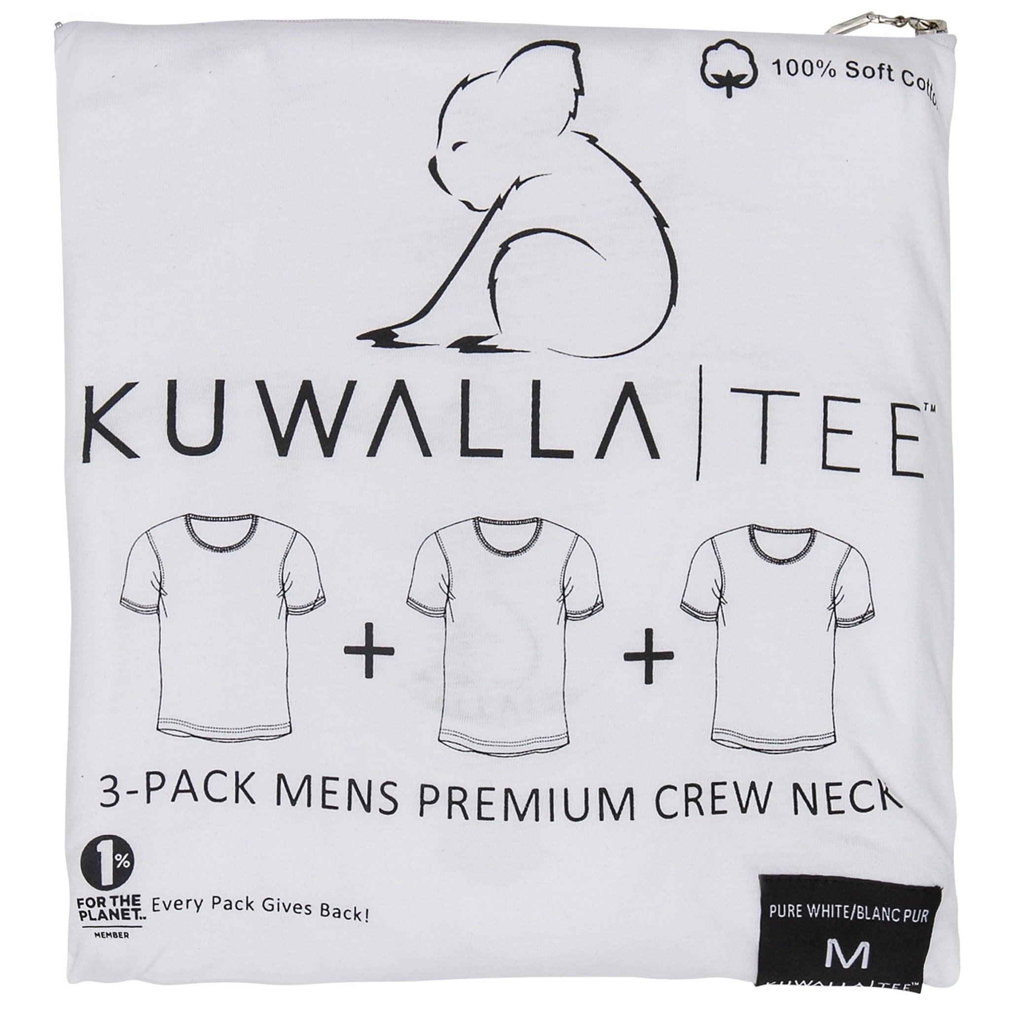 Kuwalla Tee Men Crew Neck Essential 3 pack - My Filosophy