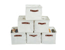 Large 6-Pack Water Resistant Storage Bin with Handles - My Filosophy