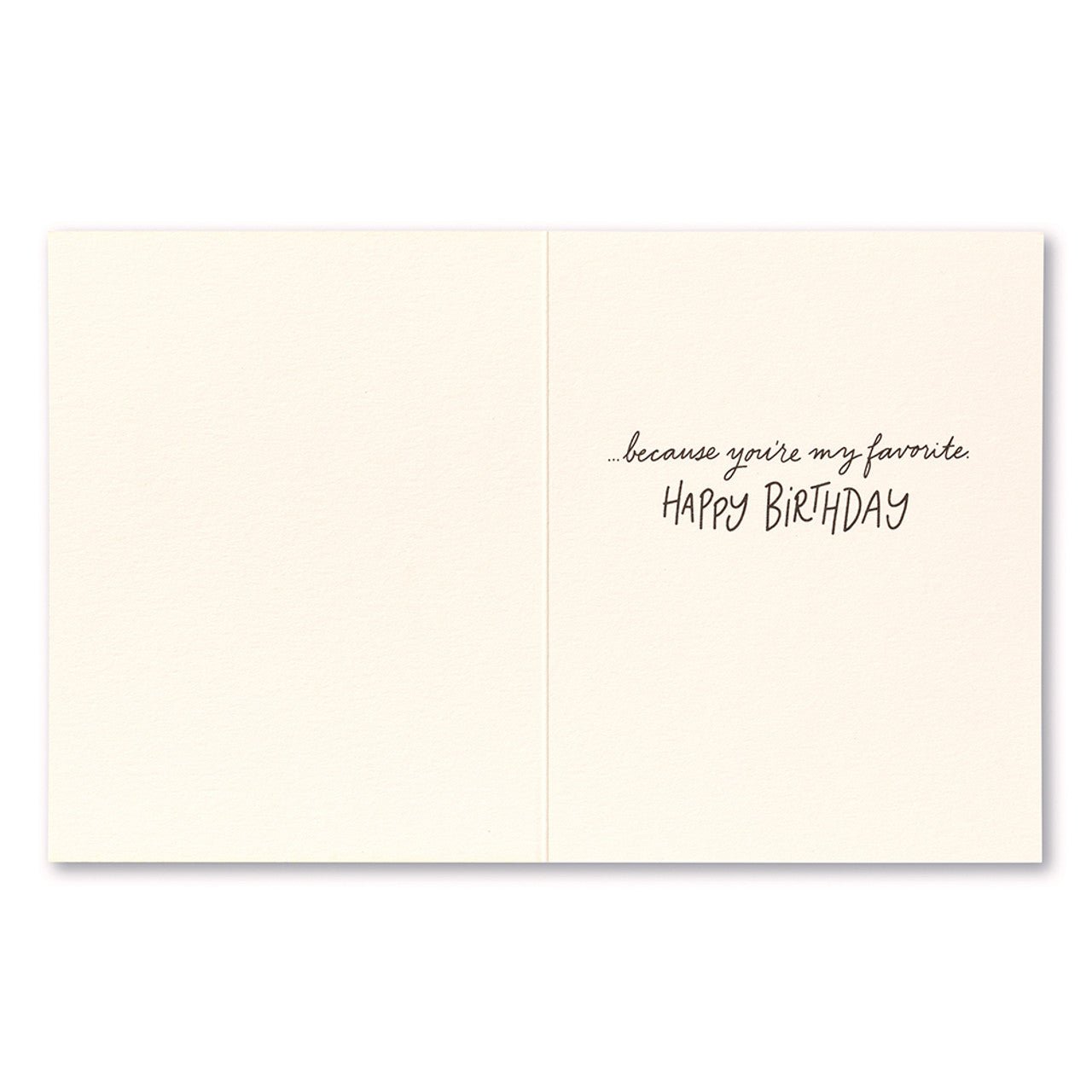 Love Muchly (BD) Birthday Card: Your Birthday Is My Favorite - My Filosophy