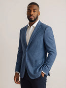 7 Downie Ludlow Blue Donegal Knit Sport Coat-2