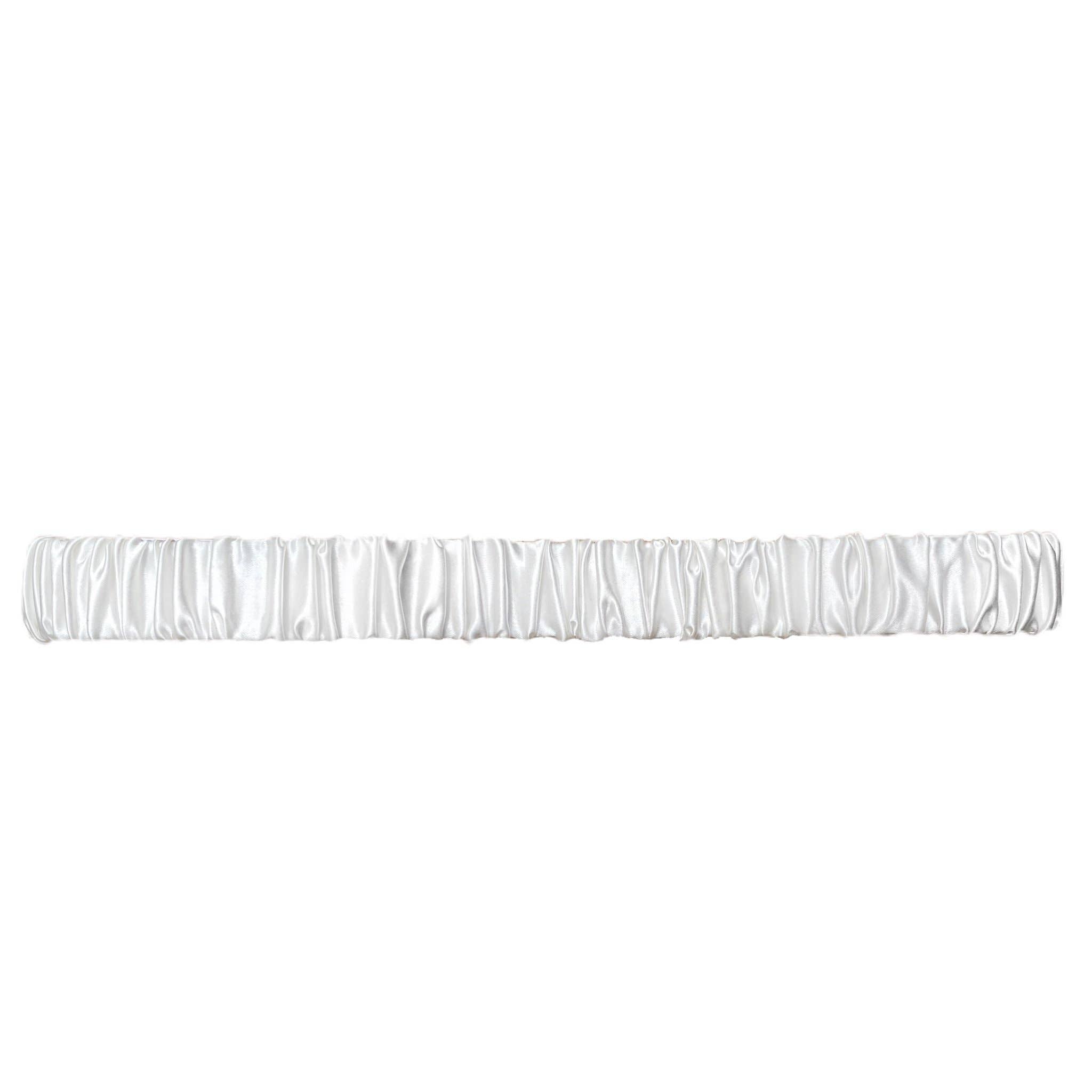 Midi Organic Silk Headband - White - My Filosophy