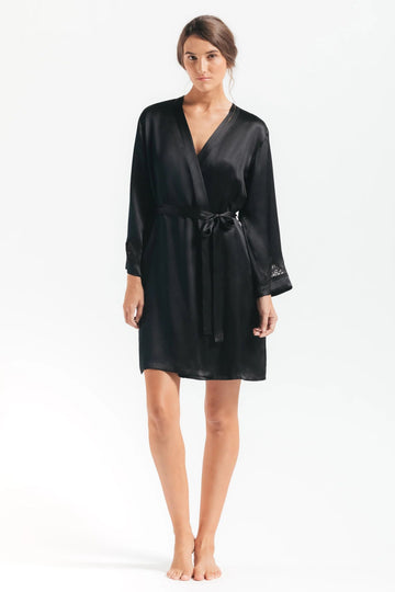Nk Imode MORGAN Iconic Short Silk Robe - My Filosophy