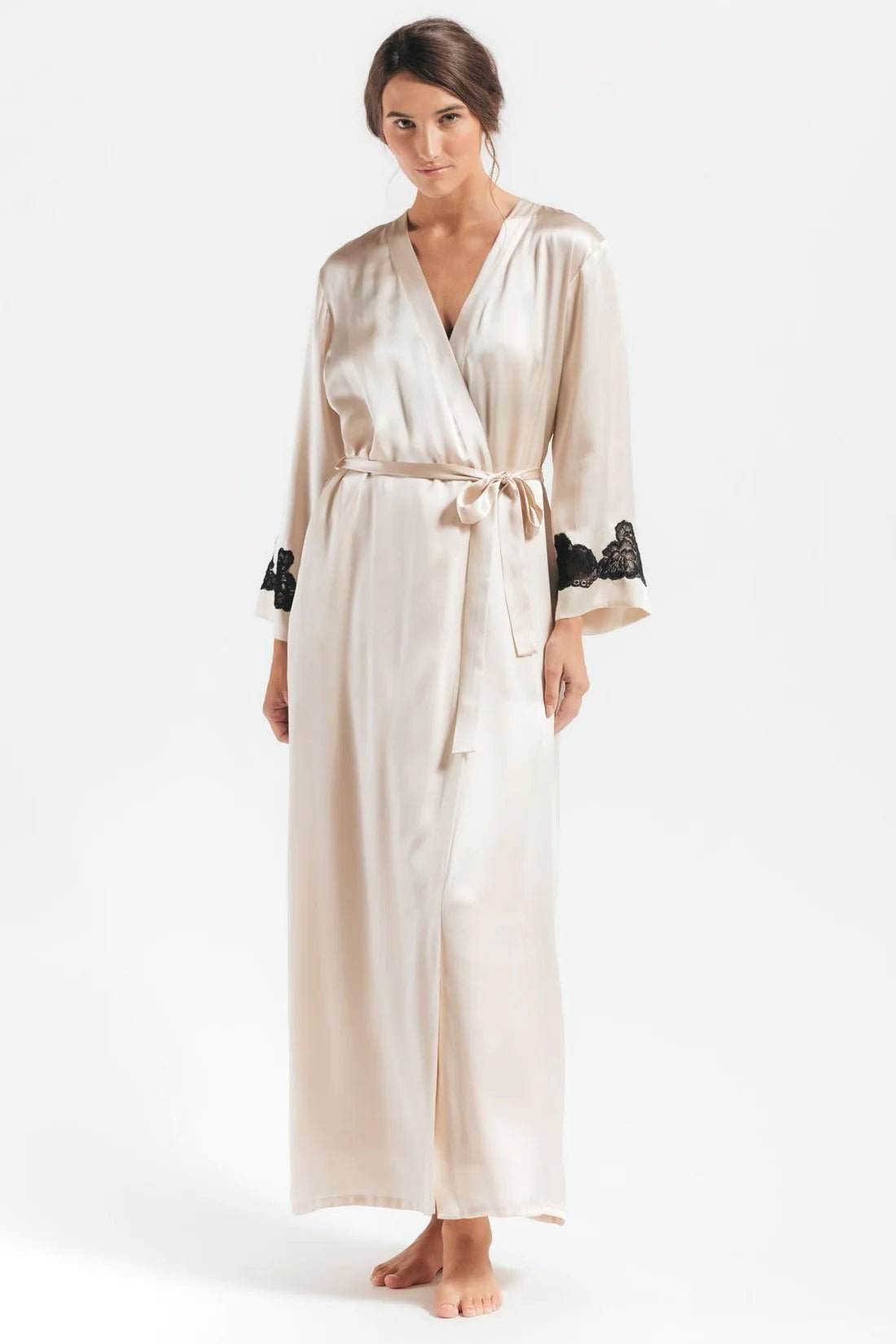 Nk Imode MORGAN Long Silk Robe - My Filosophy