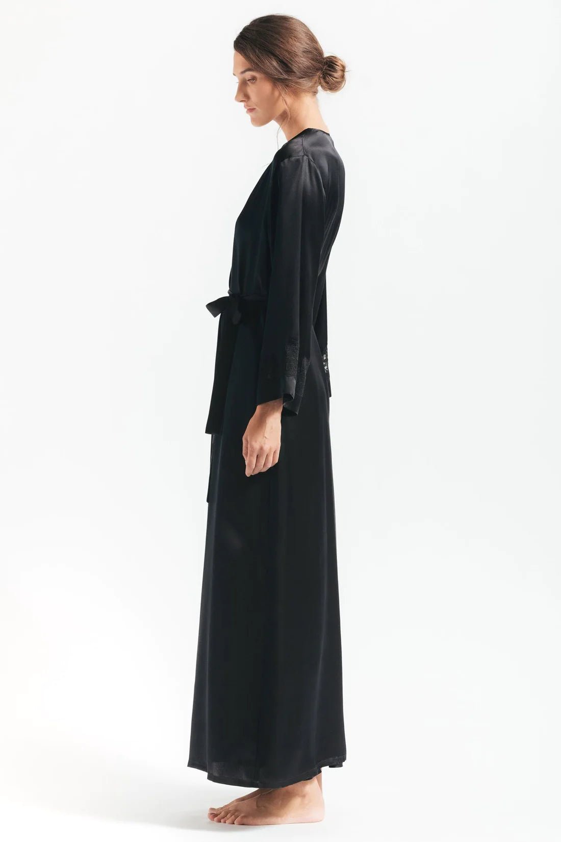 Nk Imode MORGAN Long Silk Robe - My Filosophy