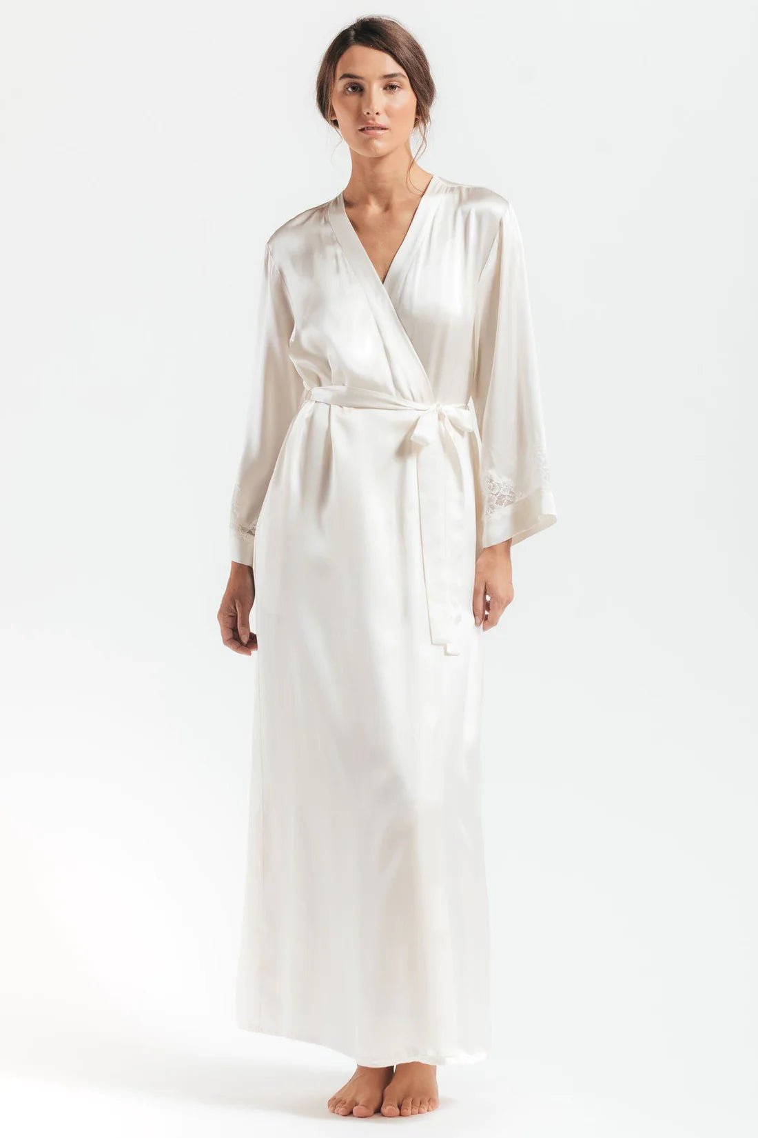 Nk Imode MORGAN Long Silk Robe - My Filosophy