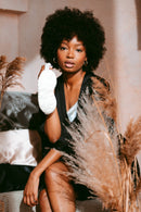 Organic Silk Sleep Eye Mask - Black - My Filosophy