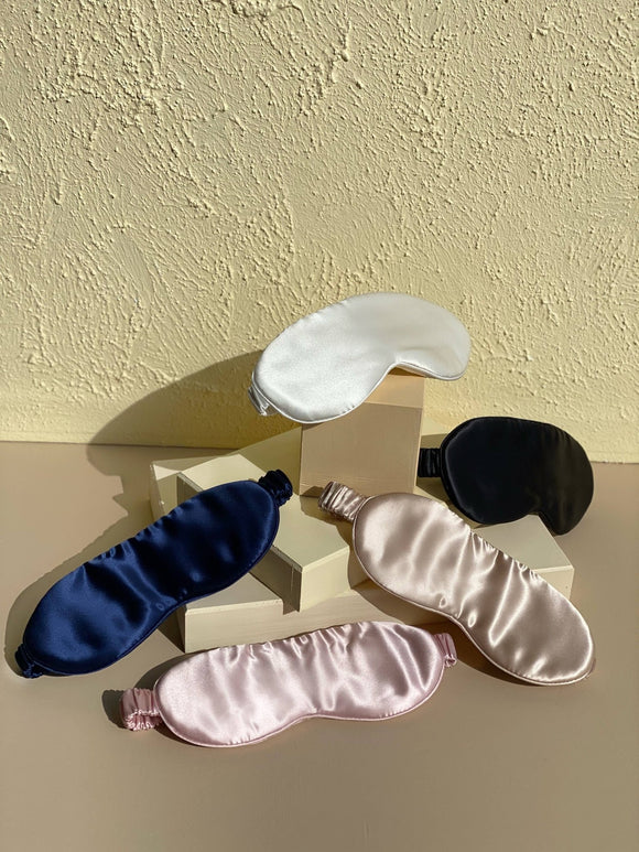 Organic Silk Sleep Eye Mask - Champagne - My Filosophy