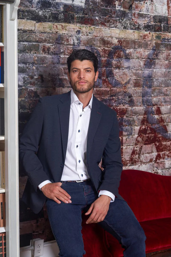 7 Downie Picton Navy Jacket