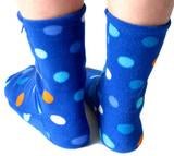 Polar Feet Adult Fleece Socks - Big City Blues - My Filosophy