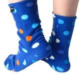 Polar Feet Adult Fleece Socks - Big City Blues - My Filosophy