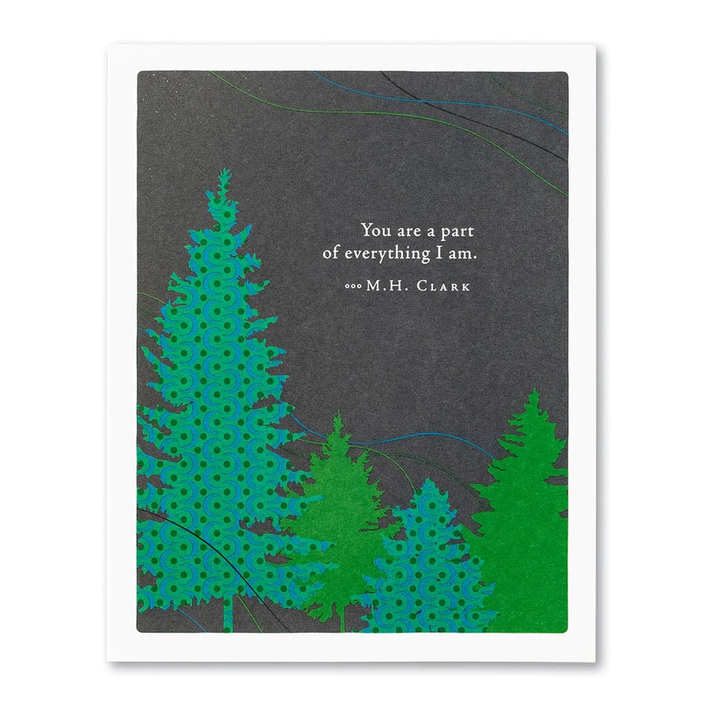 Positively Green (Father) Father's Day Card: You Are A Part Of Everything I Am - My Filosophy