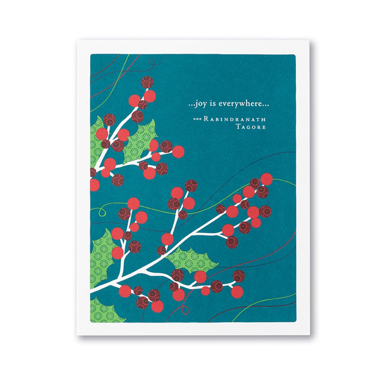 Positively Green (HOL) Holiday Card: Joy Is Everywhere - My Filosophy