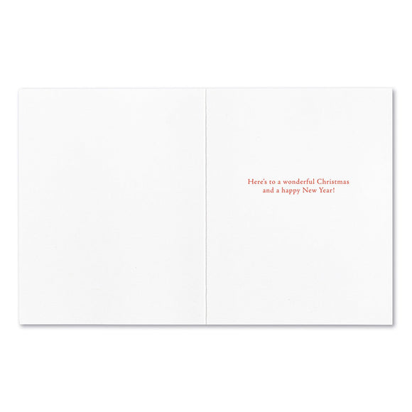 Positively Green (HOL) Holiday Card: Lets Dance And Sing, And Make Good Cheer - My Filosophy