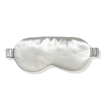 Premium Organic Silk Sleep Mask - Light Grey - My Filosophy