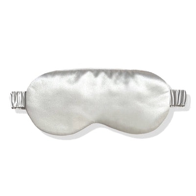 Premium Organic Silk Sleep Mask - Light Grey - My Filosophy