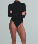 Commando Ballet Mockneck Long Sleeve Bodysuit-5